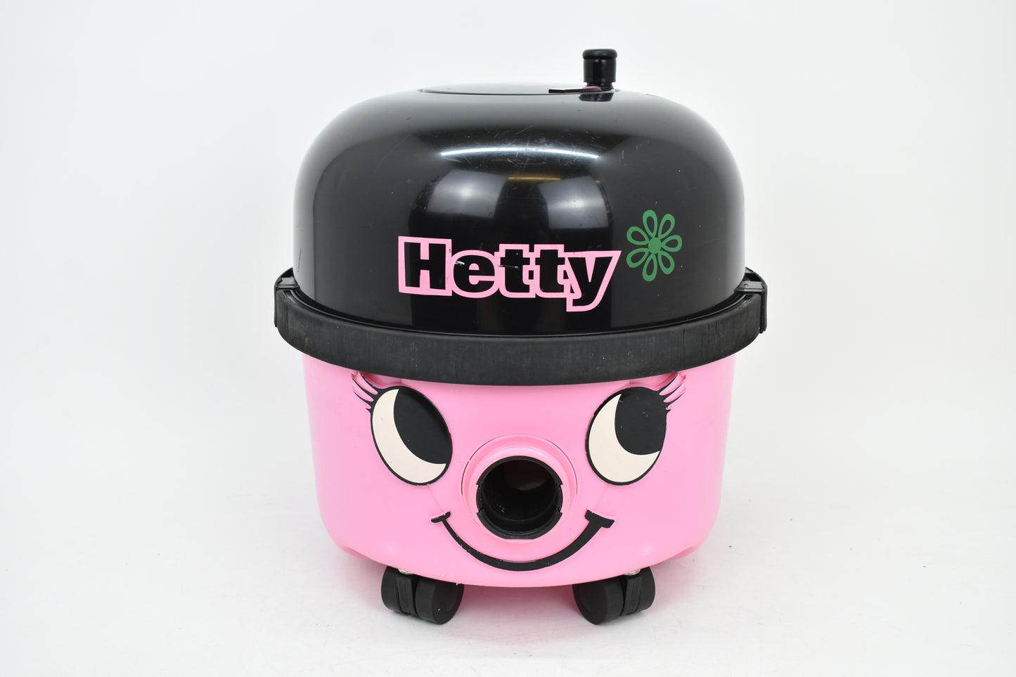 Numatic Hetty Single Speed Canister Vacuum Cleaner Hoover Pink Refurbished