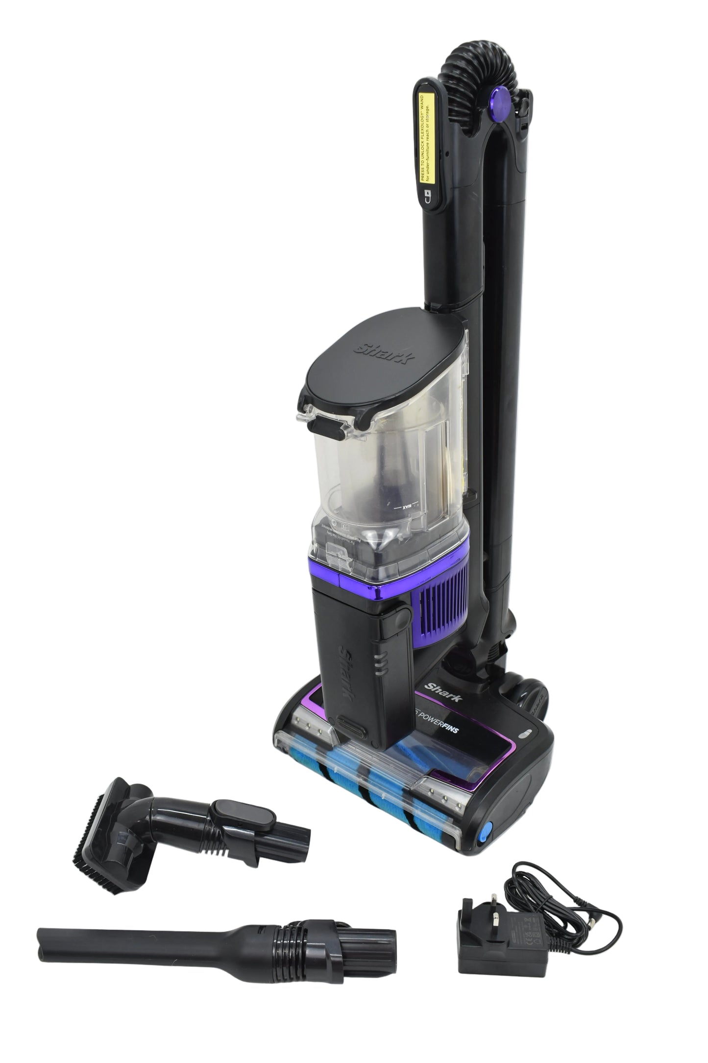 Shark Anti Hair Wrap Cordless Handheld Stick Vacuum Cleaner Hoover IZ300 IZ390 Purple Refurbished