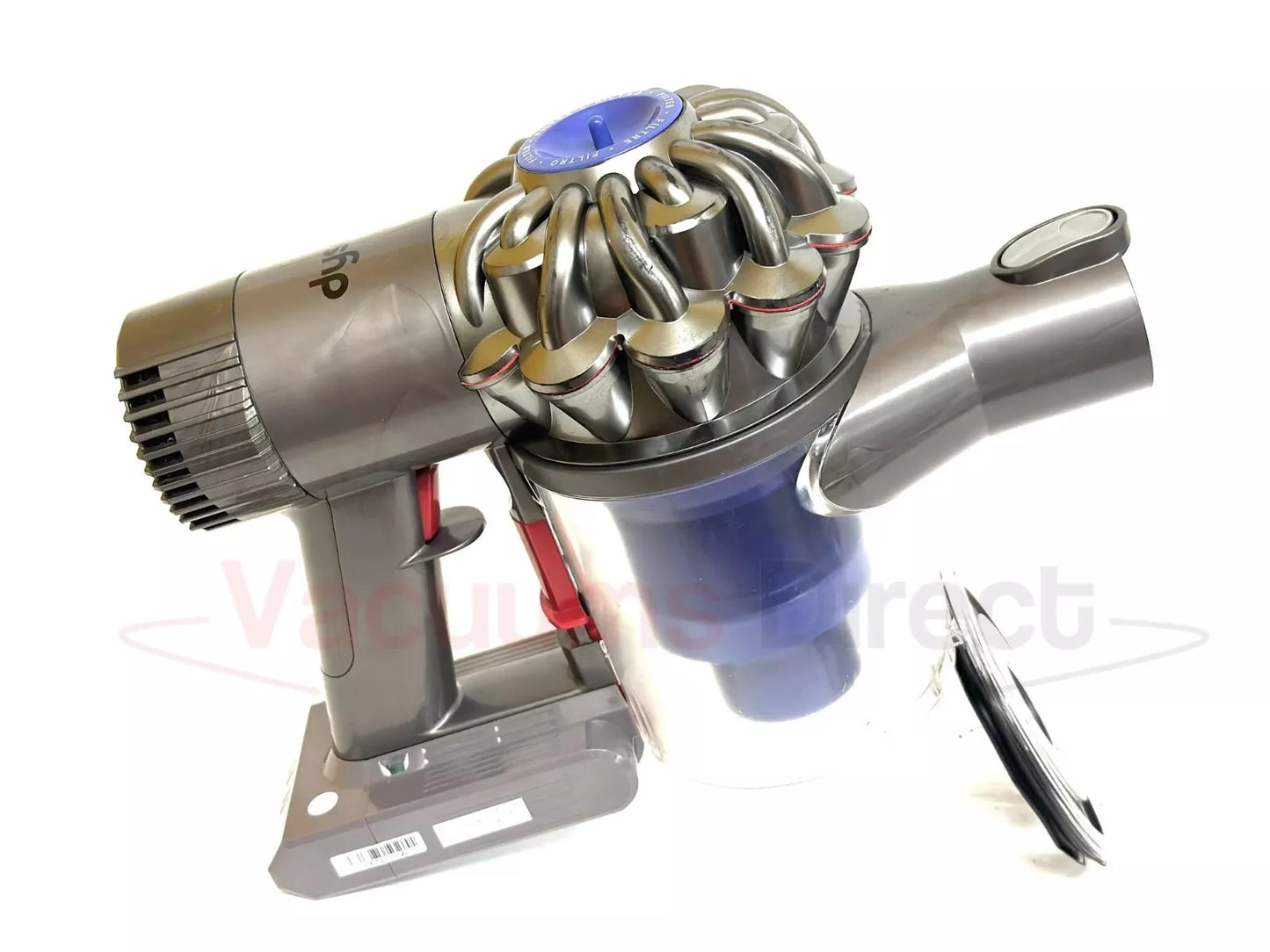 Refurbished Dyson V6 Silver Blue Trigger Cordless Vacuum Cleaner