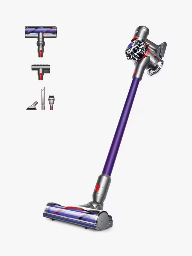 Dyson V7 Silver Purple Handheld Cordless Vacuum Cleaner Renewed