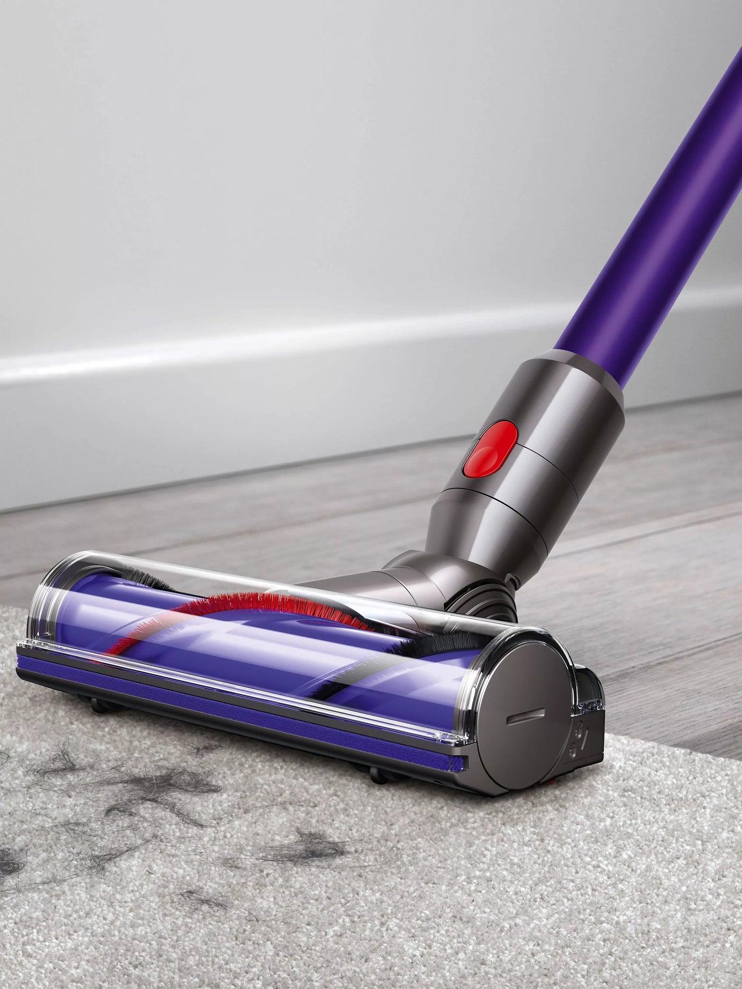 Dyson V7 Silver Purple Handheld Cordless Vacuum Cleaner Renewed