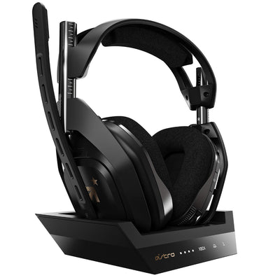 Astro A50 Wireless Gaming Headset + Charging Base Station Xbox Series X|S, Xbox One, PC, Mac - Black/Gold Renewed