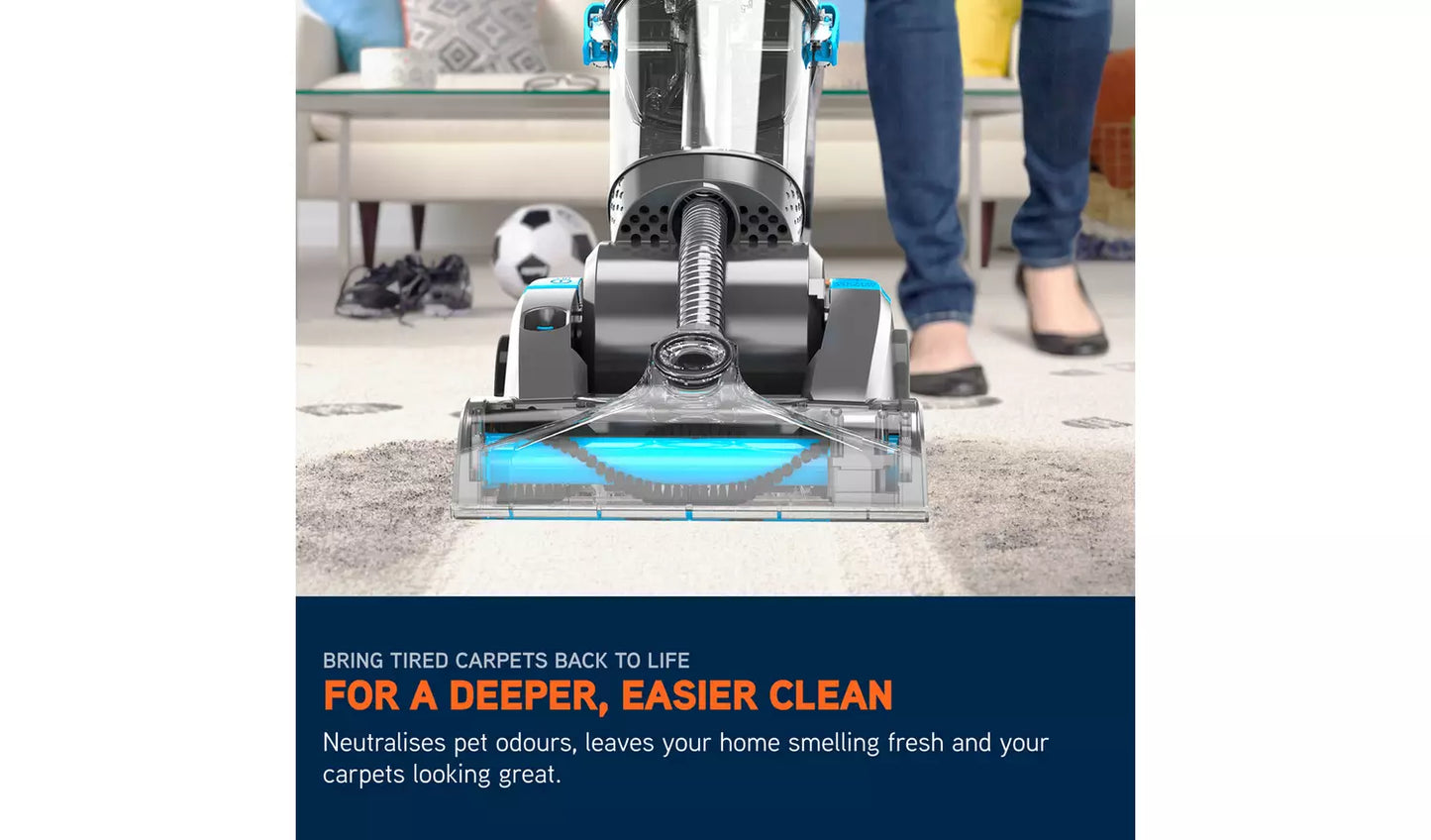 Vax Dual Power Pet Advance Upright Carpet Cleaner Refurbished