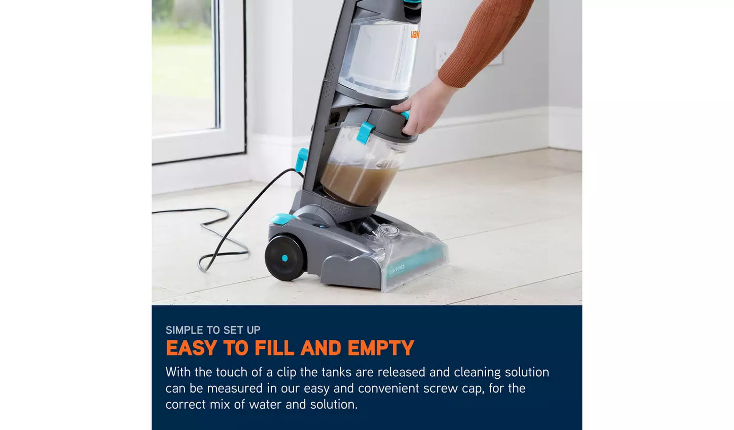 Vax Dual Power Pet Advance Upright Carpet Cleaner Refurbished