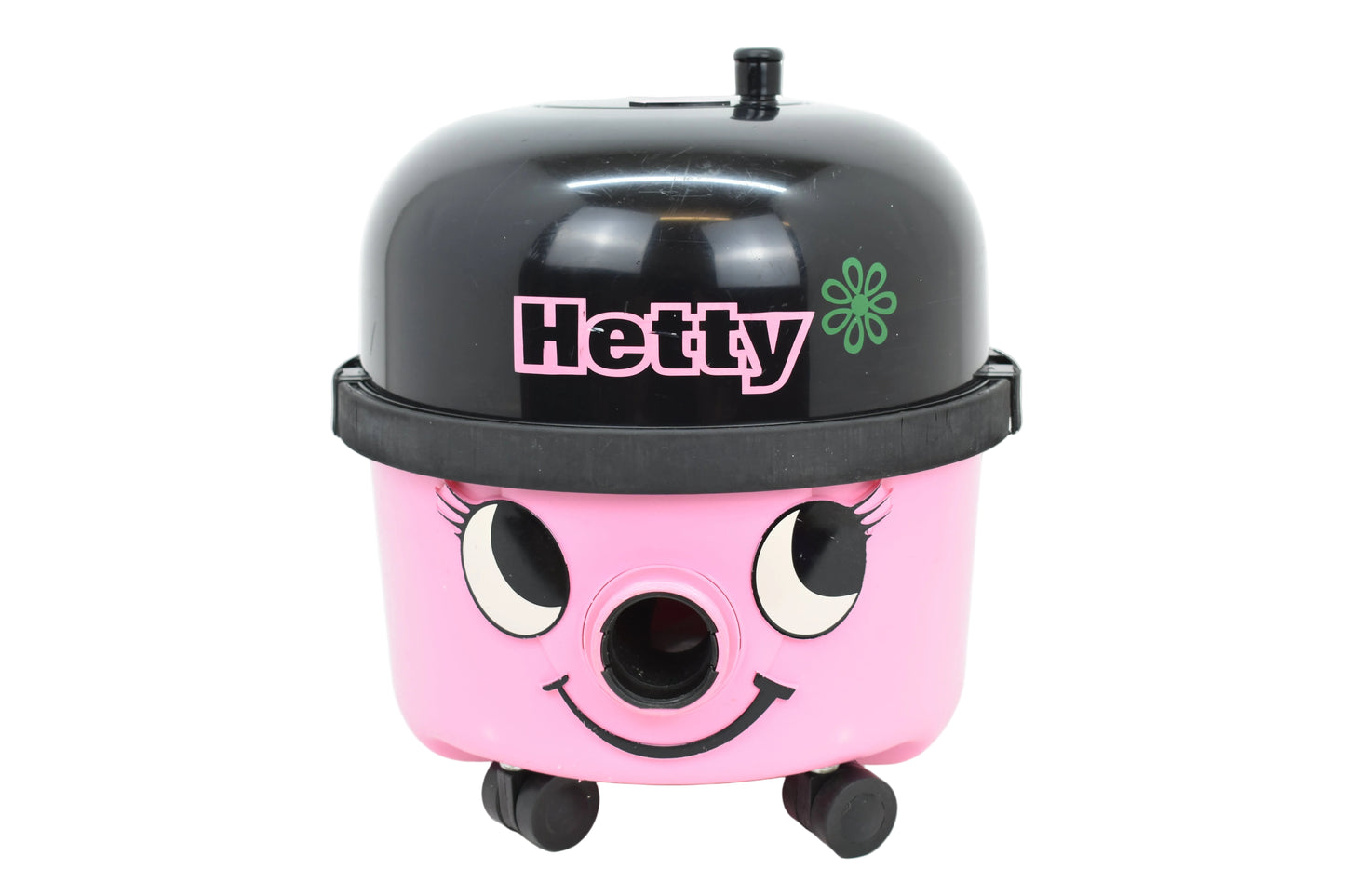 Numatic Hetty Dual Double Speed Canister Vacuum Cleaner Hoover Pink Refurbished