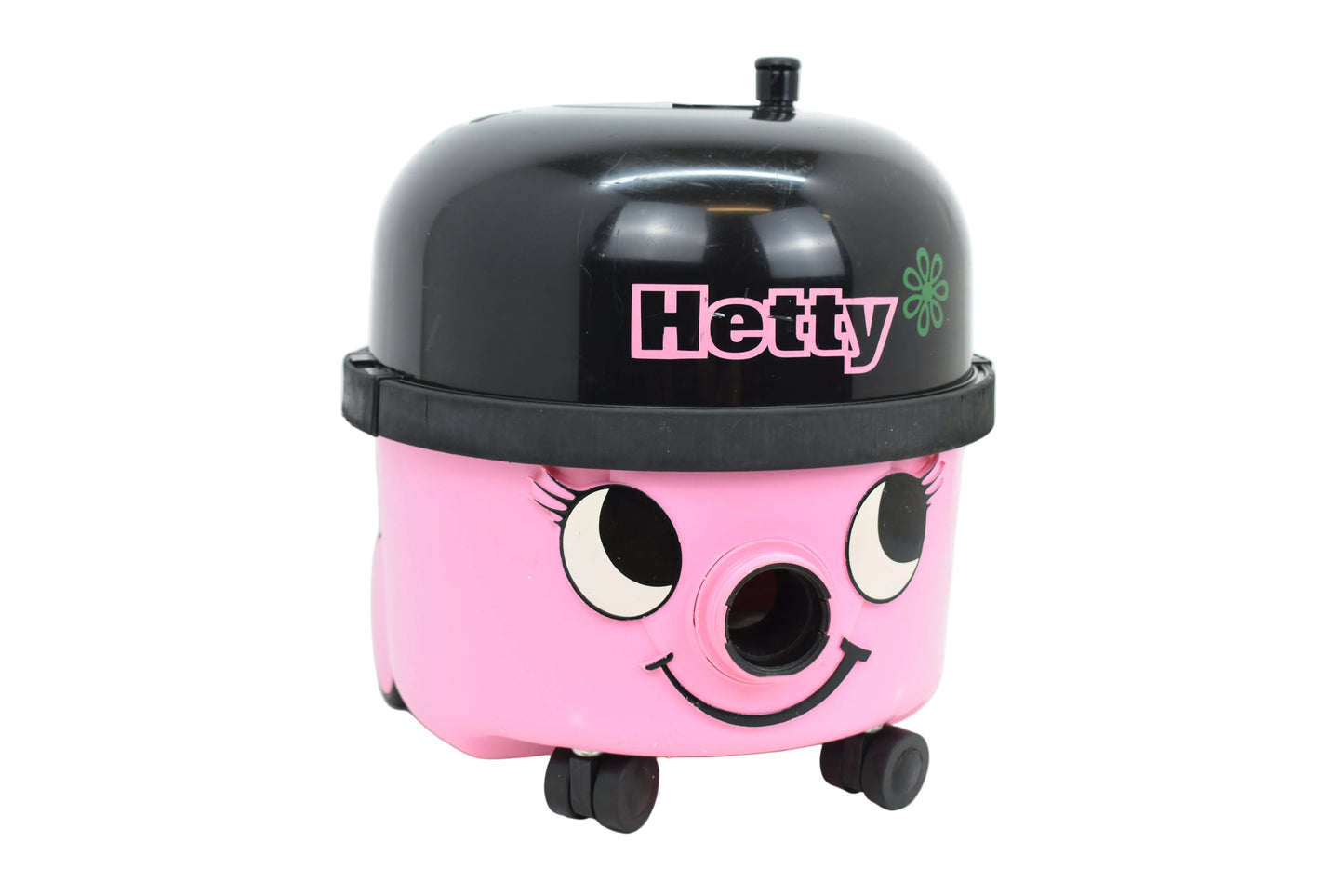 Numatic Hetty Dual Double Speed Canister Vacuum Cleaner Hoover Pink Refurbished