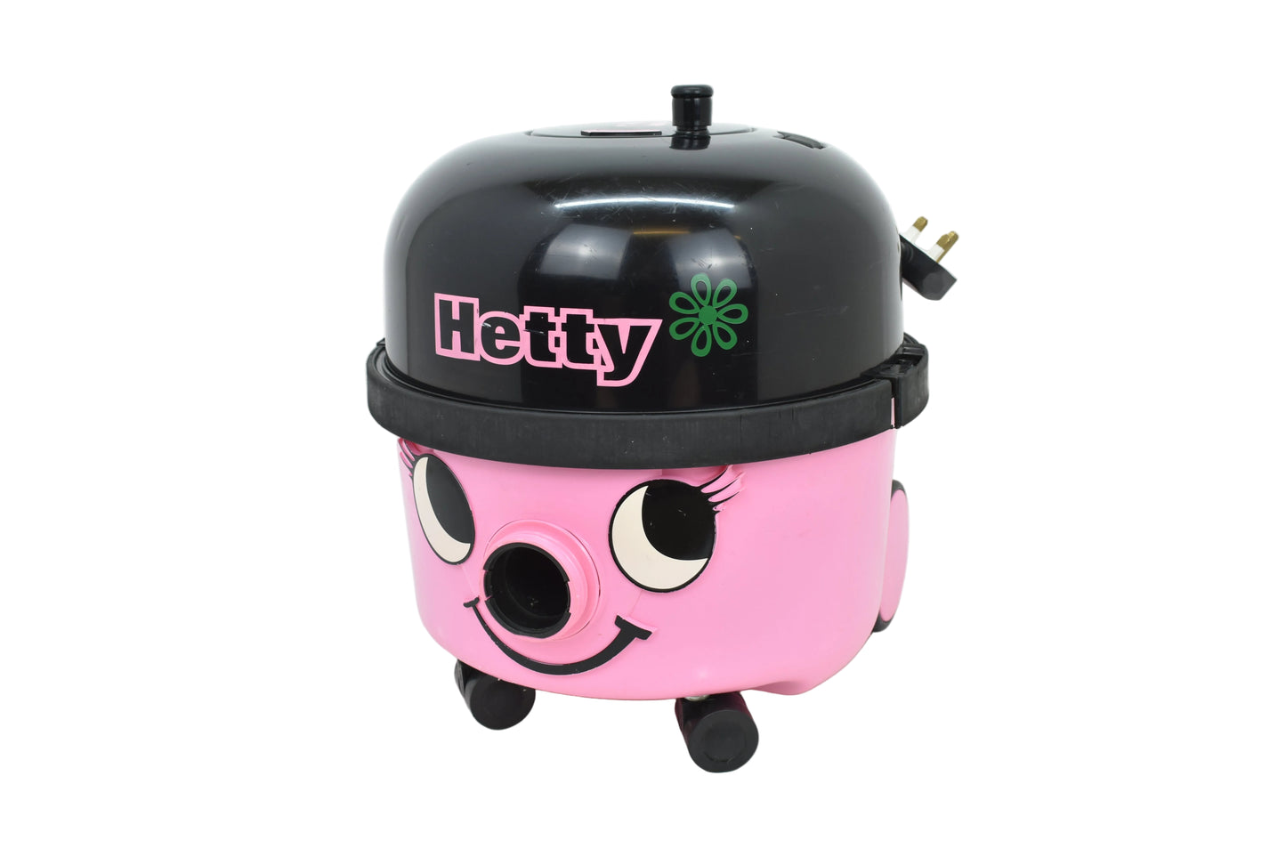Numatic Hetty Dual Double Speed Canister Vacuum Cleaner Hoover Pink Refurbished