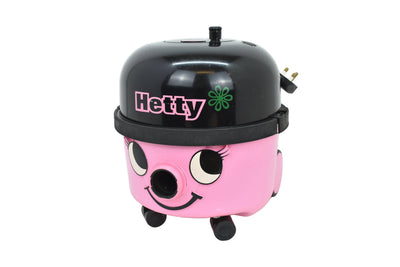 Numatic Hetty Single Speed Canister Vacuum Cleaner Hoover Pink Refurbished