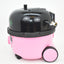 Numatic Hetty Dual Double Speed Canister Vacuum Cleaner Hoover Pink Refurbished