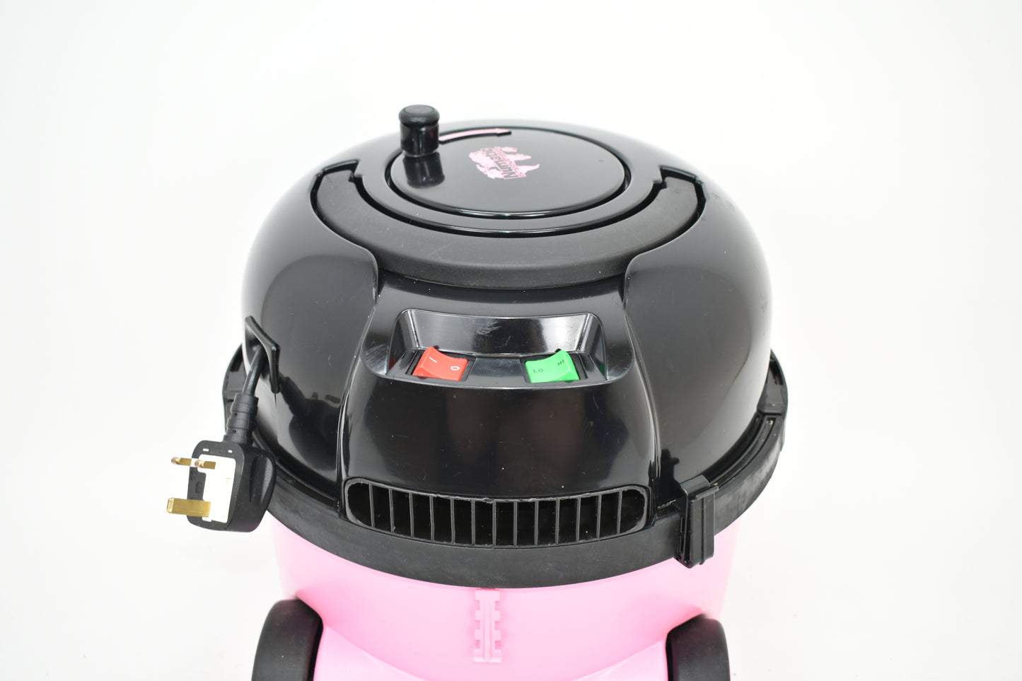 Numatic Hetty Dual Double Speed Canister Vacuum Cleaner Hoover Pink Refurbished