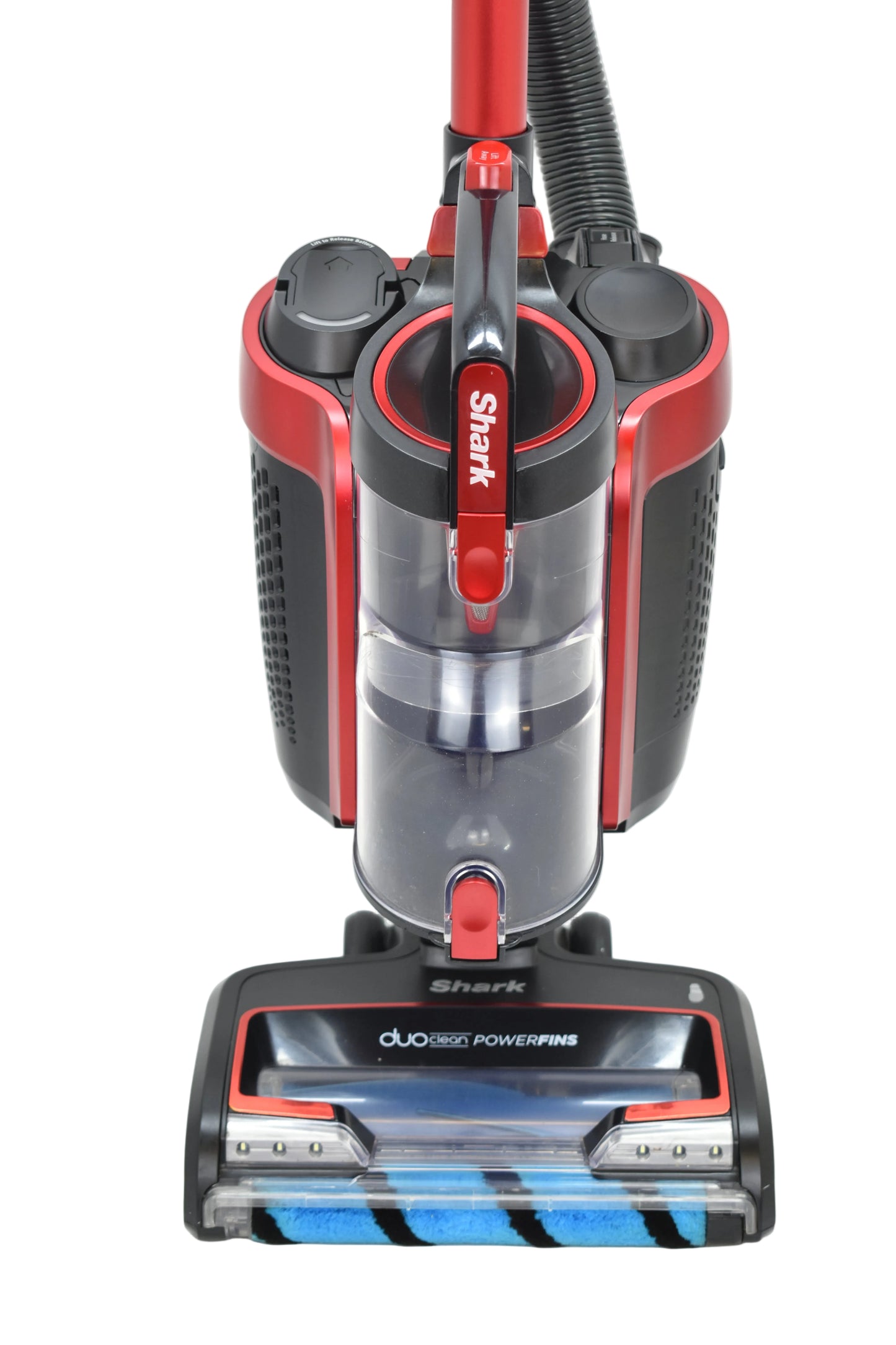 Shark ICZ300 Anti Hair Wrap Power Fins Duo Clean Lift-Away Red Cordless Upright Vacuum Cleaner Refurbished