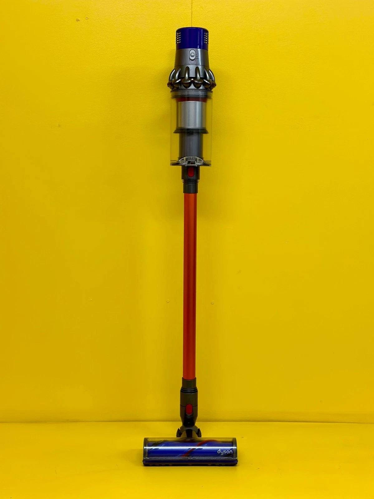 Dyson V10 Silver Orange Cordless Stick Handheld Vacuum Cleaner Multi Floor Renewed