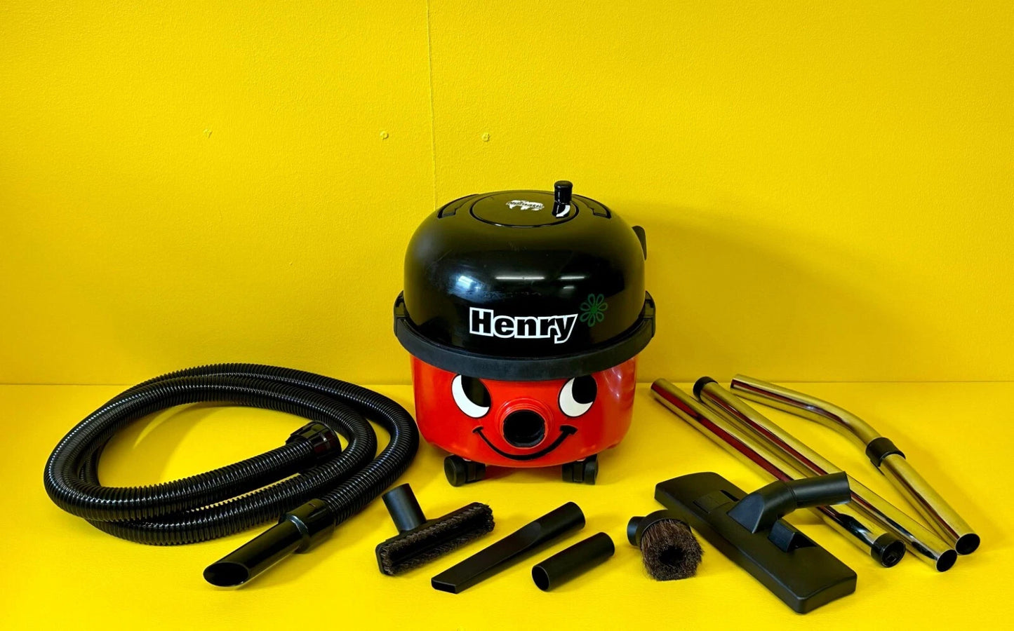 Numatic Henry Single Speed Canister Vacuum Cleaner Hoover Red Refurbished