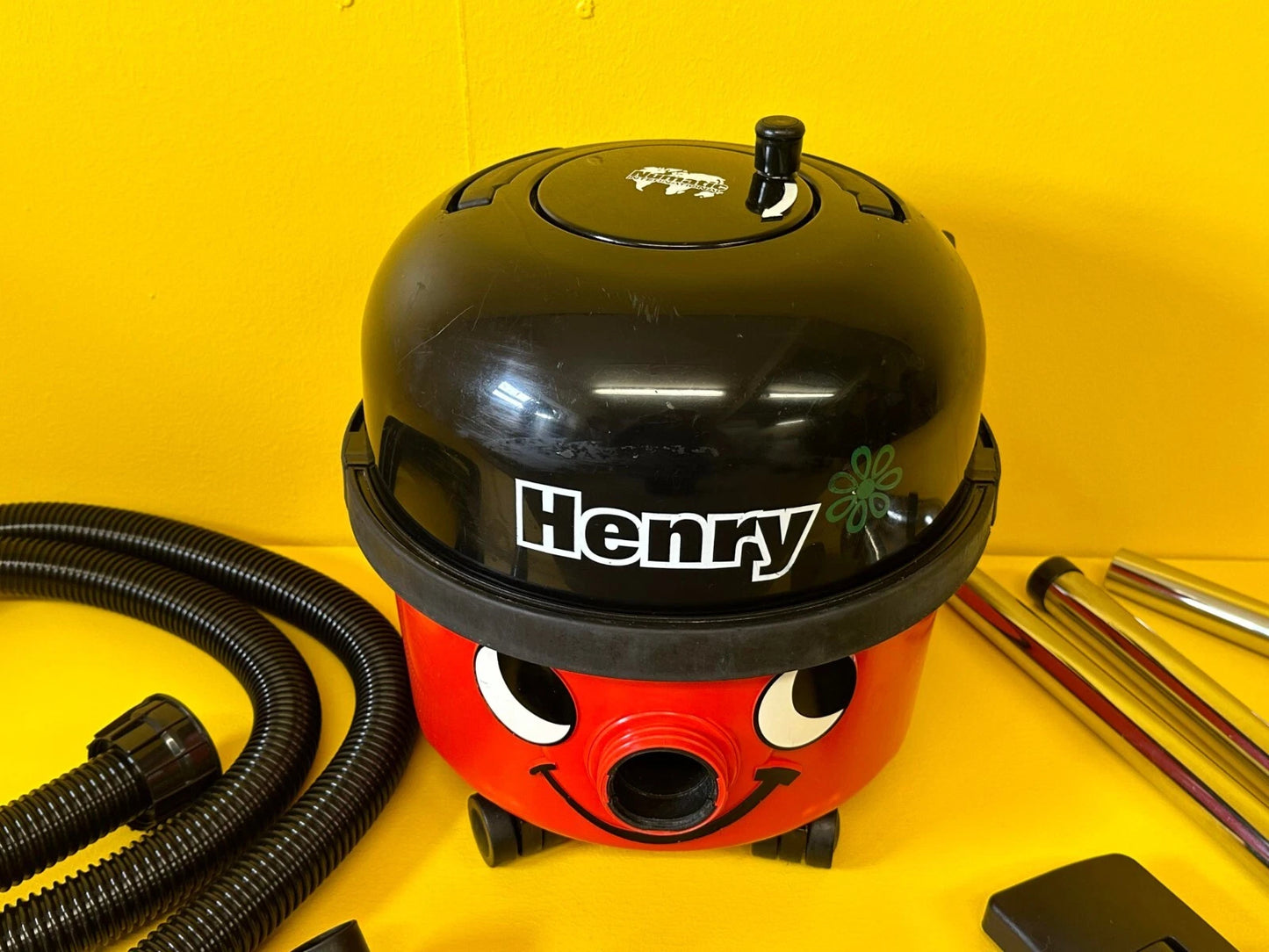 Numatic Henry Single Speed Canister Vacuum Cleaner Hoover Red Refurbished