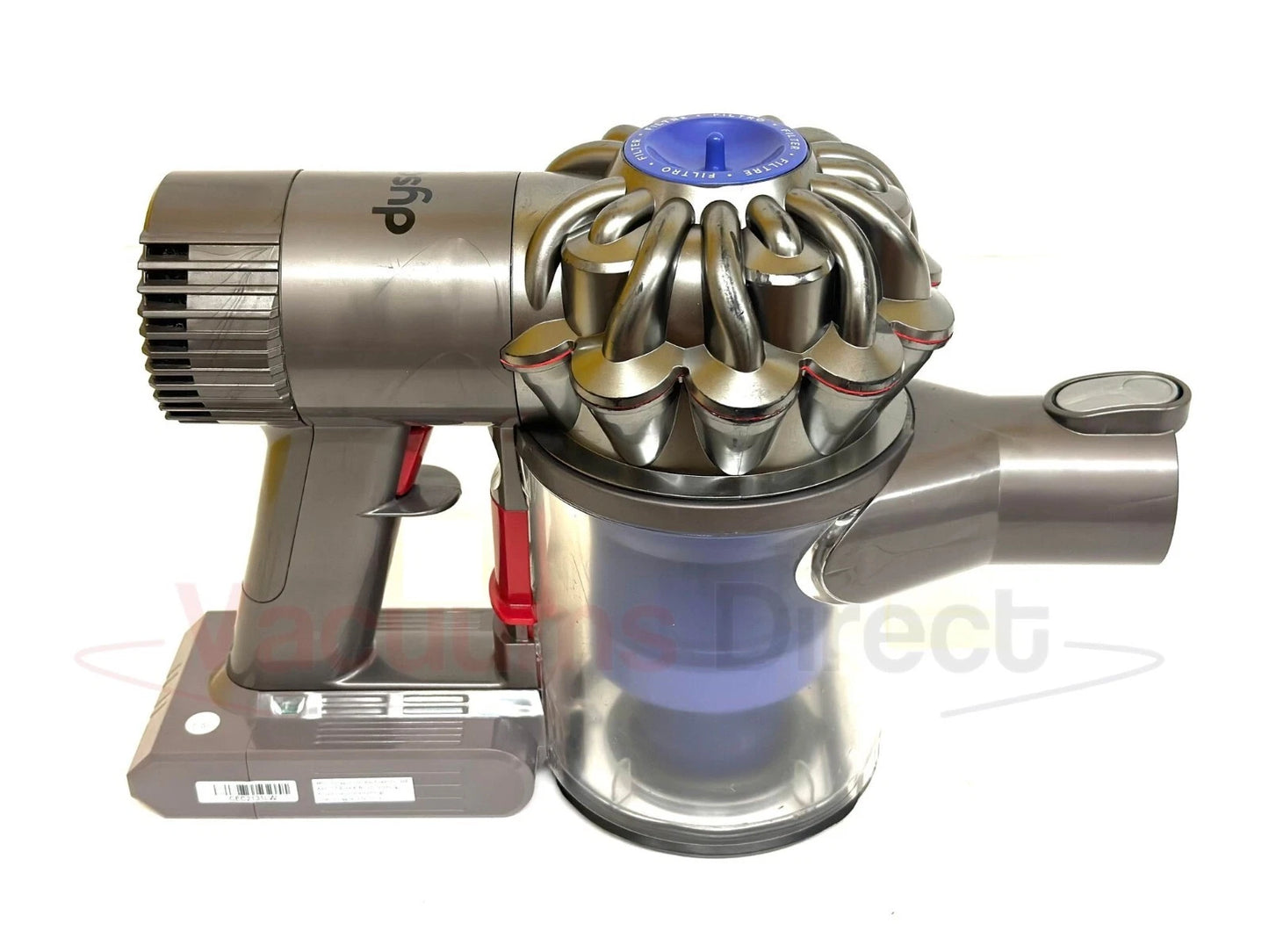 Refurbished Dyson V6 Silver Blue Trigger Cordless Vacuum Cleaner