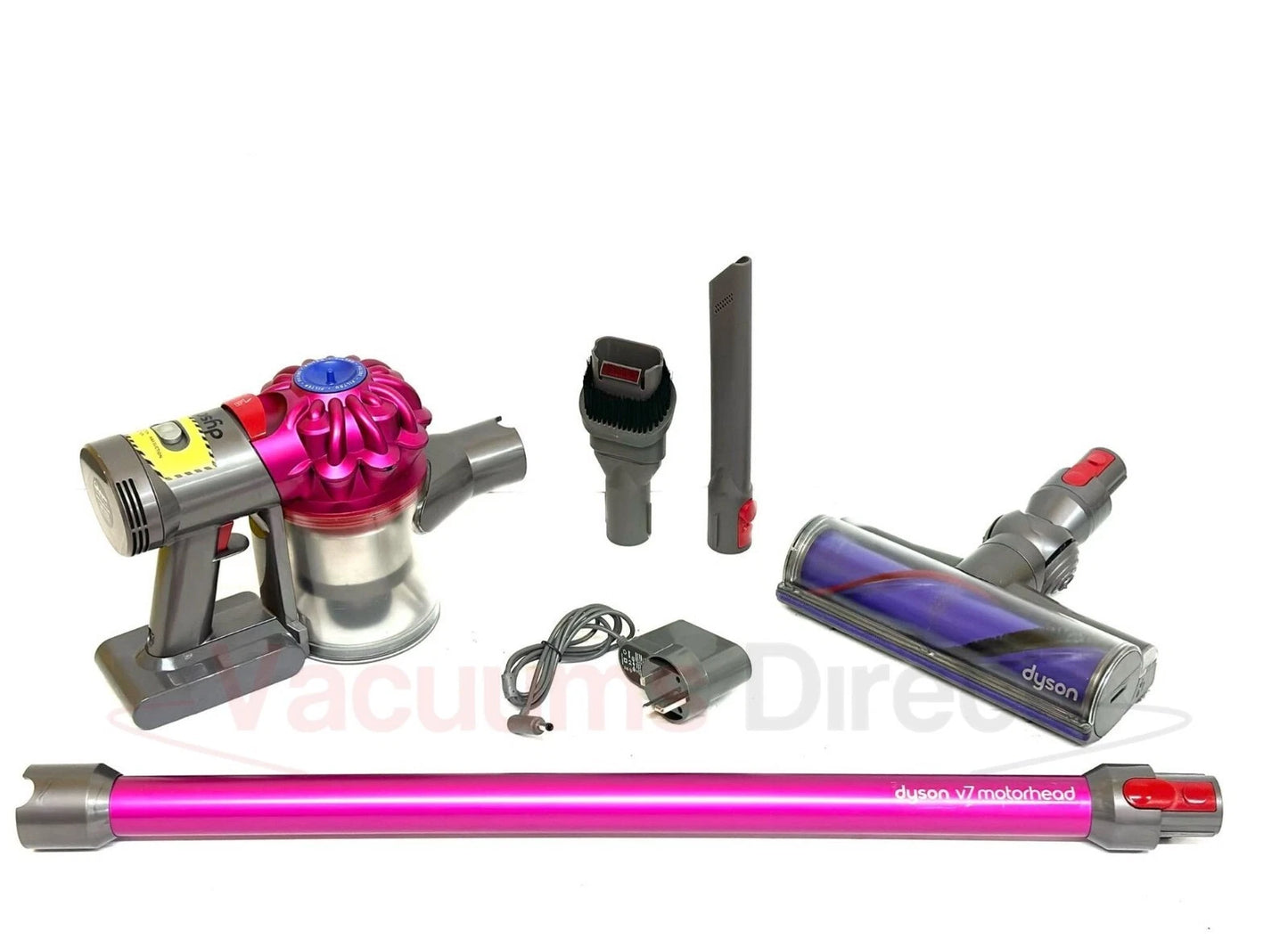 Refurbished Dyson V7 Animal Handheld Cordless Handheld Stick Pink Vacuum Cleaner