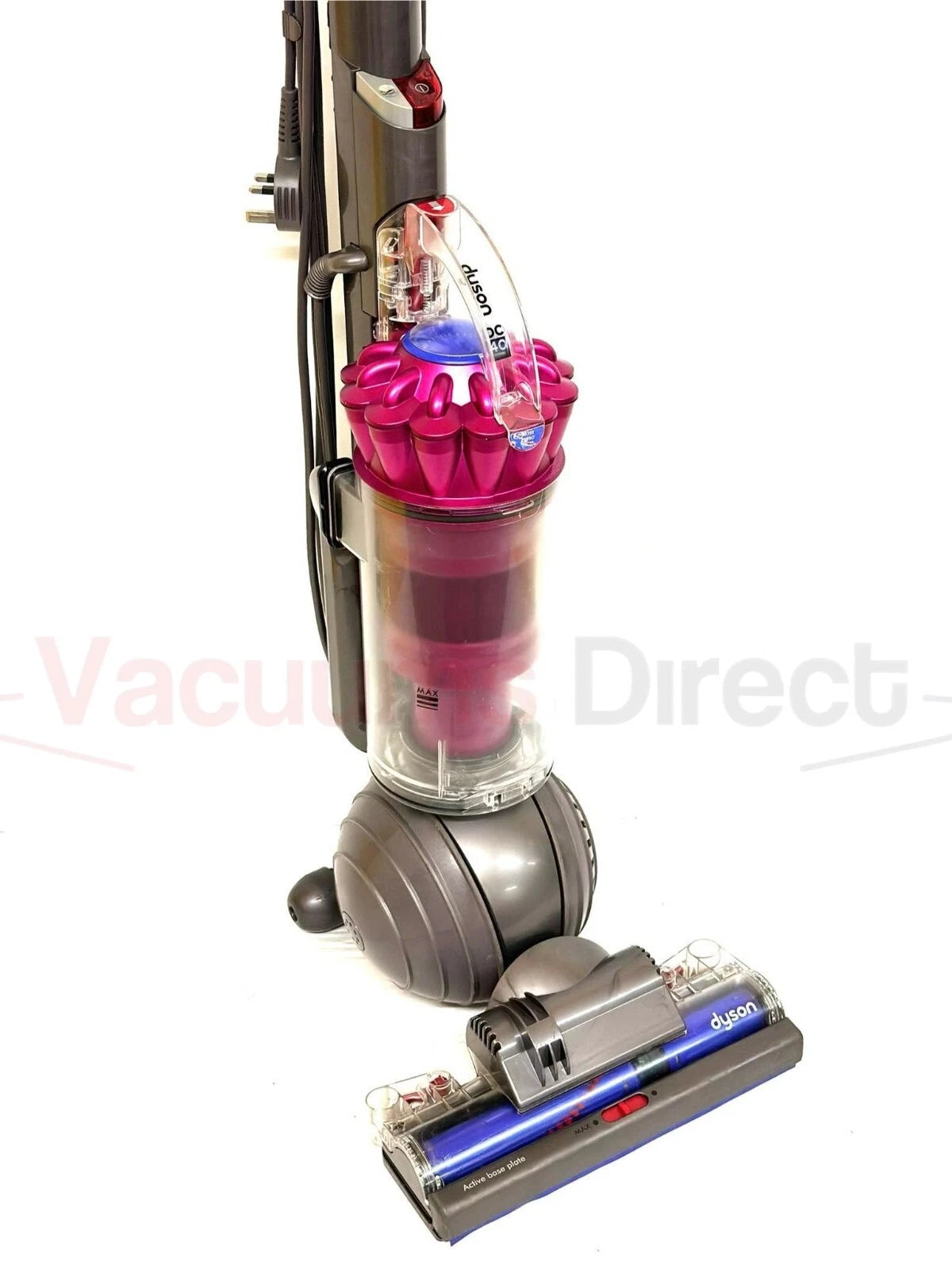 Refurbished Dyson DC40 Pink Multi Floor Rollerball Upright Vacuum Cleaner