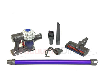 Refurbished Dyson V6 Cordless Stick Handheld Vacuum Cleaner Iron/ White