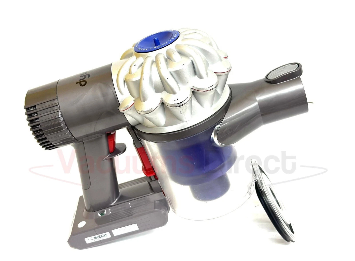 Refurbished Dyson V6 Cordless Stick Handheld Vacuum Cleaner Iron/ White